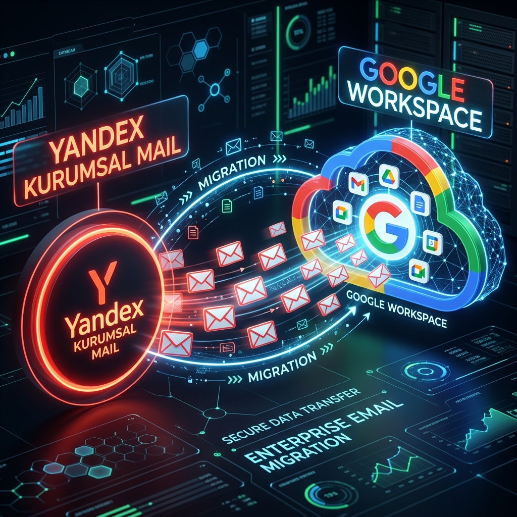 Yandex Kurumsal Mail'den Google Workspace'e Geçiş